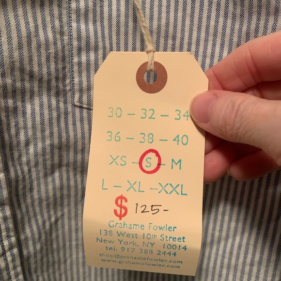 NWT Grahame Fowler Dress Shirt - Picture 4 of 9